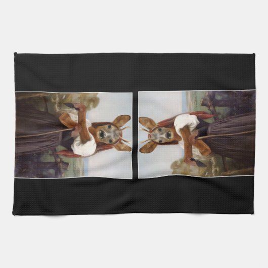 Bouguereau's Dearest Deer Shepherdess Theedoek (Horizontaal)