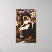 Bouguereau's klassieke Franse schilderij: Pieta (1 Canvas Afdruk (Voorkant)