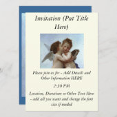 Bouguereau's L'Amour et Psyche, enfants (Cupid) Kaart (Voorkant / Achterkant)