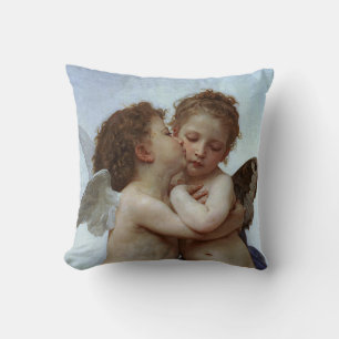 Bouguereau's L'Amour et Psyche, enfants (Cupid) Kussen
