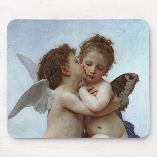 Bouguereau's L'Amour et Psyche, enfants (Cupid) Muismat (Voorkant)