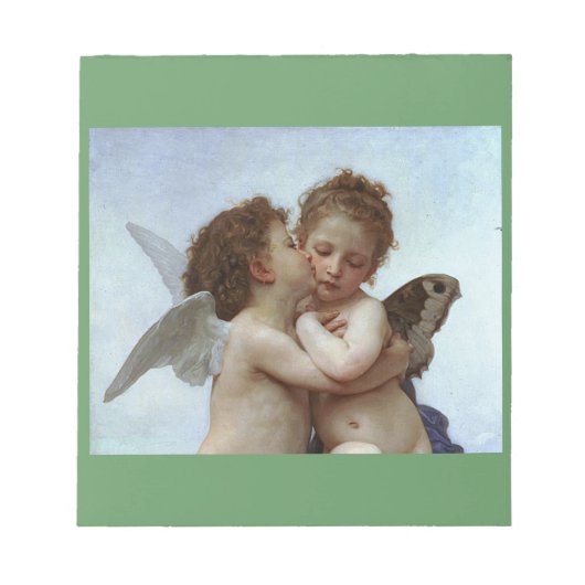 Bouguereau's L'Amour et Psyche, enfants (Cupid) Notitieblok (Voorkant)