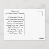 Bouguereau's Pietà Briefkaart (Achterkant)