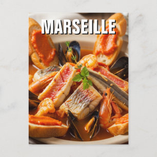 Bouillabaisse Marseille Frankrijk Reizen Briefkaart