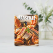Bouillabaisse Marseille Frankrijk Reizen Briefkaart (Staand voorkant)