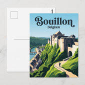 Bouillon Castle Belgium Briefkaart (Voorkant / Achterkant)