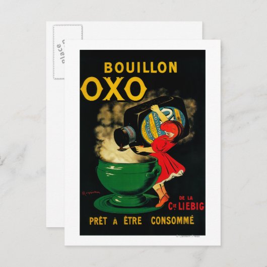 Bouillon OXO PoseterEurope Briefkaart (Voorkant / Achterkant)