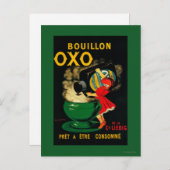 Bouillon OXO  PoseterEurope Briefkaart (Voorkant / Achterkant)