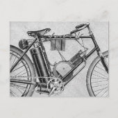 Bouilly Motorcycle, 1895 Briefkaart (Voorkant)