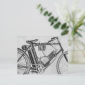 Bouilly Motorcycle, 1895 Briefkaart (Staand voorkant)