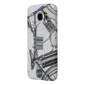 Bouilly Motorcycle, 1895 Case-Mate Samsung Galaxy Hoesje (Achterkant Links)