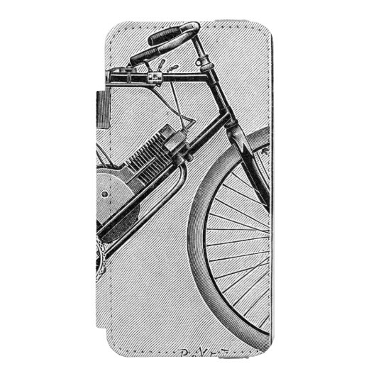 Bouilly Motorcycle, 1895 Incipio iPhone Portemonnee Hoesje (Voorkant Agenda)