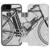 Bouilly Motorcycle, 1895 Incipio iPhone Portemonnee Hoesje (Agenda Open)