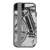 Bouilly Motorcycle, 1895 Incipio iPhone Portemonnee Hoesje (Agenda Achterkant)