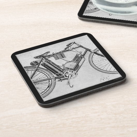 Bouilly Motorcycle, 1895 Onderzetter (Linkerzijde)