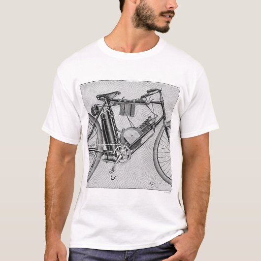 Bouilly Motorcycle, 1895 T-shirt (Voorkant)