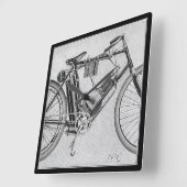 Bouilly Motorcycle, 1895 Vierkante Klok (Hoek)