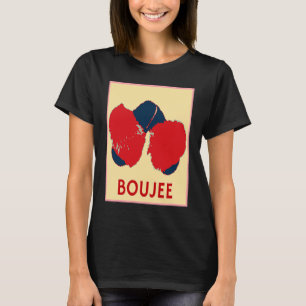 BOUJEE AKA RIJKE MENSEN SANDALEN GRAFISCH VOOR MAN T-SHIRT