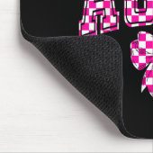 Boujee Aunt Nk Checkered Bow Birthday Family Match Muismat (Hoek)