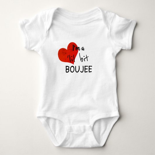 BOUJEE Baby - Ik ben een beetje Bougie - Kleding F Romper (Voorkant)