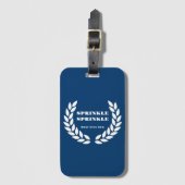 Boujee Blue Sprinkle Sprinkle Bagagelabel (Voorkant (verticaal))