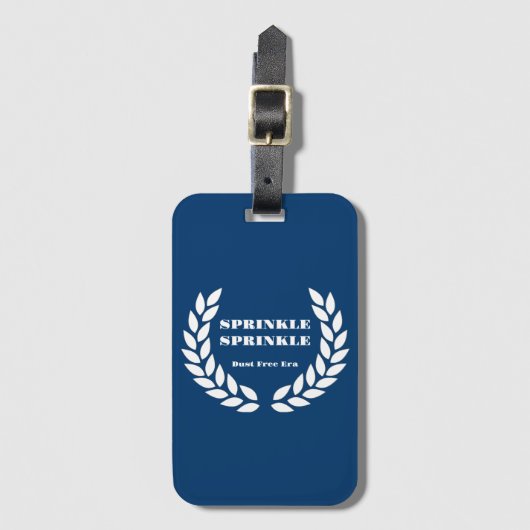 Boujee Blue Sprinkle Sprinkle Bagagelabel (Voorkant (verticaal))