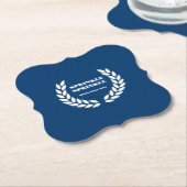 Boujee Blues Papier Onderzetters (Gekanteld)