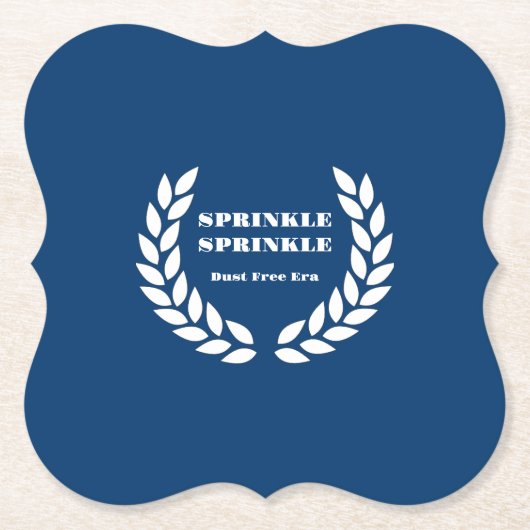 Boujee Blues Papier Onderzetters (Voorkant)