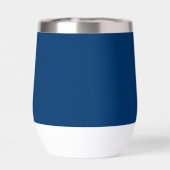 Boujee Blues Thermal Wine Tumbler (Achterkant)