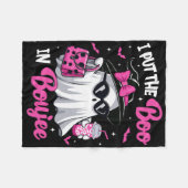 Boujee Boo Jee Spooky Ghost Pink Halloween Pumpkin Fleece Deken (Voorkant (Horizontaal))