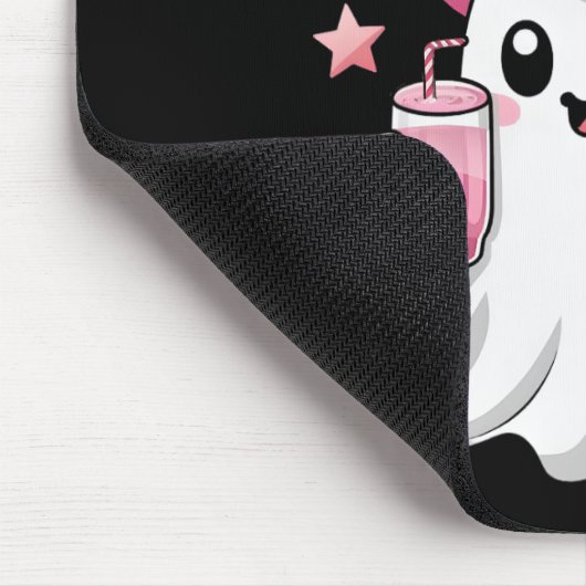 Boujee Boo Jee Spooky Ghost Pink Halloween Pumpkin Muismat (Hoek)