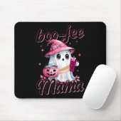 Boujee Boo Jee Spooky Ghost Pink Halloween Pumpkin Muismat (Met muis)