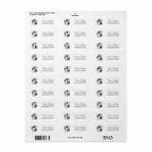 Boujee Halloween Geest Pompoen Retouradres Etiket (Full Sheet)