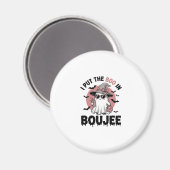 Boujee spook Halloween vintage graveerontwerp_1 Magneet (Voorkant / Achterkant)