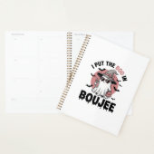 Boujee spook Halloween vintage graveerontwerp_1 Planner (Display)