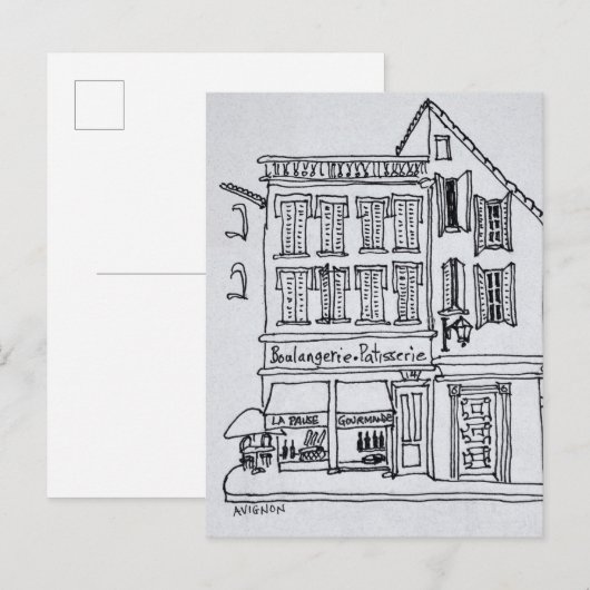 Boulangerie Patisserie, Avignon Briefkaart (Voorkant / Achterkant)