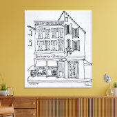 Boulangerie Patisserie, Avignon Canvas Afdruk (Insitu (Woonkamer))