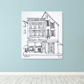 Boulangerie Patisserie, Avignon Canvas Afdruk (Insitu (Houten vloer))