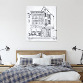 Boulangerie Patisserie, Avignon Canvas Afdruk (Insitu (Slaapkamer))