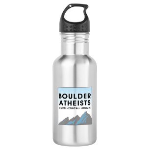Boulder Atheïsten Logo RVS Waterfles