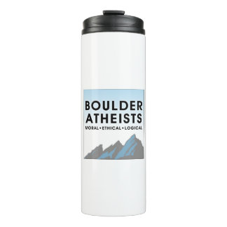 Boulder Atheïsten Logo Thermische Tumbler Thermosbeker