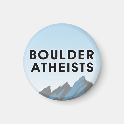 Boulder Atheists Logo Magnet (Voorkant)