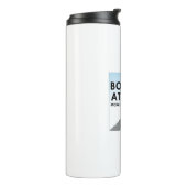 Boulder Atheists Logo Thermal Tumbler Thermosbeker (Gedraaid links)