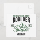 Boulder Briefkaart (Voorkant / Achterkant)