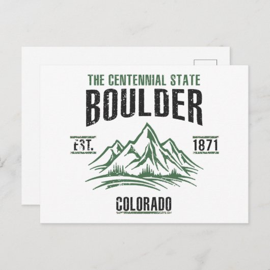 Boulder Briefkaart (Voorkant / Achterkant)