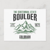 Boulder Briefkaart (Voorkant)