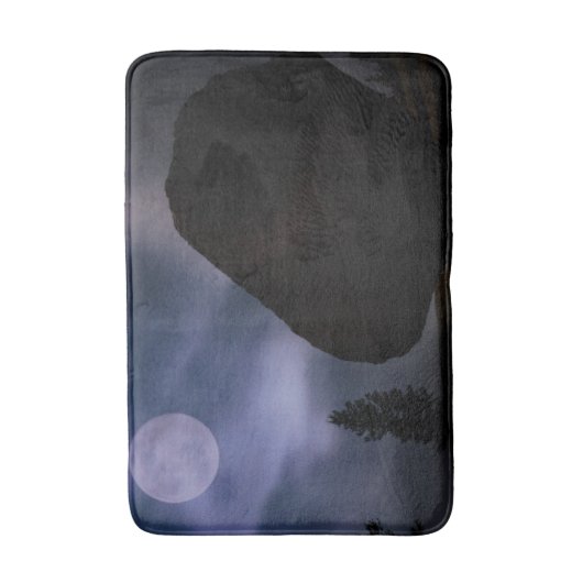 Boulder by Moonlight Yosemite National Park Badmat (Voorkant Verticaal)