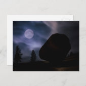 Boulder by Moonlight Yosemite National Park Briefkaart (Voorkant / Achterkant)