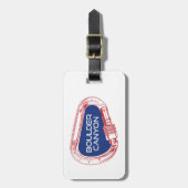 Boulder Canyon Colorado Klimaatkarabiner Bagagelabel (Voorkant verticaal)