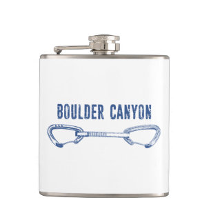 Boulder Canyon Colorado klimmen Quickdraw Heupfles